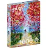 Image de Puzzle 1000 pièces pour Adultes - Couple Amoureux Marchant dans Un Parc au Printemps | Finition Mate antireflet | Puzzle Amusant et exigeant | 68 x 48 cm | Cadeau Original | Enjoy