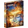 Image de Jigsaw Puzzle de 1000 pièces pour adultes   Finition mate, toucher doux, pièces solides et uniques, ajustement serré, couleurs vives, service Missing Pieces   Portrait de Bouddha spirituel et