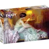 Image de Puzzle 1000 pièces Delphin Enjolras : Lecture à la lampe