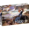 Image de Puzzle 1000 pièces pour Adultes - Miranda et la tempête, Waterhouse | Finition Mate antireflet | Puzzle Amusant et exigeant | 68 x 48 cm | Cadeau Original | Enjoy