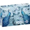 Image de Puzzle 1000 pièces - Paons bleus