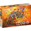 Image de Puzzle 1000 pièces - Panier avec fleurs