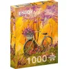 Image de Puzzle 1000 pièces pour Adultes - Vélo Vintage dans Un Jardin de Fleurs d'été | Finition Mate antireflet | Puzzle Amusant et exigeant | 68 x 48 cm | Cadeau Original | Enjoy