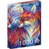 Image de Jigsaw Puzzle de 1000 pièces pour adultes   Finition mate, toucher doux, pièces solides et uniques, ajustement serré, couleurs vives, service Missing Pieces   Magical and Mysterious Wild Fire Fox