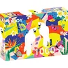 Image de Puzzle 1000 pièces pour Adultes - Cacatoès, Fleurs et Papillons dans la Jungle Tropicale | Finition Mate antireflet | Puzzle Amusant et exigeant | 68 x 48 cm | Cadeau Original | Enjoy