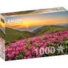 Image de Puzzle 1000 pièces pour Adultes - Collines Vertes et Fleurs Sauvages au couchant | Finition Mate antireflet | Puzzle Amusant et exigeant | 68 x 48 cm | Cadeau Original | Enjoy