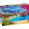 Image de ENJOY-2092 Assos Village in Cephalonia Greece Puzzle 1000 pièces