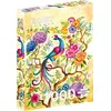 Image de Puzzle Jigsaw de 1000 pièces pour adultes - Finition mate, toucher doux, pièces robustes et uniques, ajustement serré, couleurs vives, service de pièces manquantes - Oiseau magique dans l'arbre de