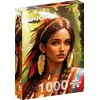 Image de Puzzle 1000 pièces pour Adultes - Portrait Traditionnel d'une Femme autochtone | Finition Mate antireflet | Puzzle Amusant et exigeant | 68 x 48 cm | Cadeau Original | Enjoy