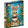 Image de ENJOY Puzzle Lapin Mignon Jardin Fleuri - 1000 Pièces Finition Mate, Facile à Assembler, Couleurs Vivantes