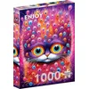 Image de Puzzle de 1000 pièces pour adultes   Chat psychédélique surréaliste   Finition mate antireflet, 68,6 x 48,3 cm, puzzle stimulant et cadeau unique pour femmes et amateurs de puzzle | Profitez