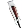 Image de Wahl Wide Detailer Trimmer - Tondeuse filaire puissante avec lame en T extra large pour la finition des bords et le travail de détail - chrome/bordeaux