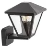 Image de Lampe murale/lampe de plafond Paravento Aluminium noir E27 40W IP44 L: 16 cm B: 19,5 cm H: 22 cm Dimmable
