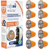 Image de Caffenu Capsules Nettoyant Machine à Café compatibles avec Nespresso Original - 10 Capsules (10 utilisations) - Élimine huiles, résidus et odeurs - Améliore le goût du café