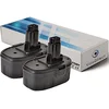 Image de Lot de 2 Batteries pour DEWALT DC612KA cloueur sans Fil 3000mAh 14.4V - Visiodirect -