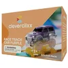Image de Cleverclixx 1 voiture de course violet Race Track Car - 1 voiture électrique pour autoroute magnétique - Véhicule compatible - Phares lumineux - Pour enfants à partir de 3 ans