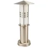 Image de Lindby Luminaire extérieur Erina (Moderne) en Gris Inox (1 lampe,à E27), borne eclairage exterieur lumineuse luminaire pour socle