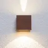Image de Lucande Applique d'extérieur LED Jarno, rouille, métal, 9 cm