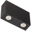 Image de Lucande LED Applique Exterieur Henor (Moderne) en Noir Aluminium (à 4 lampes,), Murale Luminaire Lampe Jardin Eclairage d’exterieur