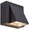 Image de Lucande LED Applique Exterieur Marik (Moderne) en Noir Aluminium (1 lampe,à), Murale Luminaire Lampe Jardin Eclairage d’exterieur