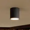 Image de Lucande Plafonnier LED Meret, rond, anthracite, métal
