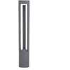 Image de Lucande LED Eclairage Exterieur Pirron (Moderne) en Noir Aluminium (à 90 lampes,), Luminaire Lampe Jardin Borne Lumineuse