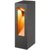 Image de Lucande LED Borne Eclairage Exterieur Jenke (Moderne) en Noir Aluminium (1 lampe,à), Lumineuse Luminaire Lampe Jardin Led