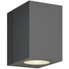 Image de Lucande LED Applique Exterieur Lorik (Moderne) en Noir Aluminium (1 lampe,à), Murale Luminaire Lampe Jardin Eclairage d’exterieur