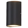 Image de Lucande LED Applique Exterieur Jale (Moderne) en Noir Aluminium (à 2 lampes,), Murale Luminaire Lampe Jardin Eclairage d’exterieur