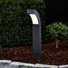 Image de Lucande, luminaire pour socle LED, Lennik, 60 cm, anthracite, métal