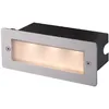 Image de LED Applique extérieure Holly (Moderne) en Gris Inox (1 lampe,à), encastrable pour l’extérieur, applique mur extérieur/mur de la maison, terrasse & balcon