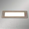 Image de Lucande applique encastrable LED Holly, 17 cm, acier inoxydable