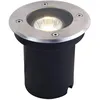 Image de Lucande Spot encastrable dans le sol Ava à intensité variable (Moderne) en Gris Inox (1 lampe,à GU10), extérieur