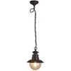 Image de Lindby Luminaire extérieur Eddie à intensité variable (Traditionnel) en Marron (1 lampe,à E27), Suspension