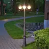 Image de Lindby luminaire d'extérieur Eddie, 198 cm, rouille, métal, IP44, E27
