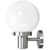 Image de Lindby Applique extérieure Samuel à intensité variable (Moderne) en Gris Inox (1 lampe,à E27), pour mur extérieur/façade de maison terrasse und balcon