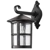 Image de Lindby Applique Exterieur Florentine à intensité variable (Moderne) en Transparent Aluminium (1 lampe,à E27), Murale Luminaire Lampe Jardin Eclairage