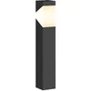 Image de Lucande Luminaire extérieur Kiran à intensité variable (Moderne) en Noir Aluminium (1 lampe,à E27), Borne lumineuse borne luminaire pour socle