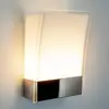 Image de Lindby Applique murale Malthe, hauteur 27 cm, chrome, verre, métal