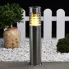 Image de Lindby Luminaire pour socle Enja, 50 cm, acier inoxydable, IP44, E27