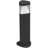 Image de Lucande LED Borne Eclairage Exterieur Milou (Moderne) en Noir Aluminium (1 lampe,à), Lumineuse Luminaire Lampe Jardin Led