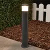 Image de Lucande Luminaire pour socle LED Milou, hauteur 50 cm, anthracite, aluminium