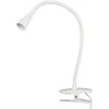 Image de LED Lampe à pince Baris (Moderne) en Blanc Métal e. a. pour Bureau (1 lampe,à), poser, lampe liseuse