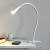 Image de Lindby lampe à pince LED Baris, blanc, hauteur 44 cm, 3000K