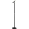 Image de Lindby LED Lampadaire Malea à intensité variable (Moderne) en Noir Métal e. a. pour Salon & Salle manger (1 lampe,à), Sur Pied Lampe a de Sol