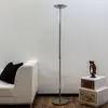 Image de Lampe sur pied LED Lindby Malea, couleur chrome, à intensité variable, 180 cm