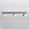 Image de Lindby, plafonnier pour salle de bain Dejan, 65 cm, à 3 lampes, chrome, IP44