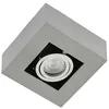 Image de Arcchio Spot Vince à intensité variable (Moderne) en Gris Aluminium e. a. pour Couloir (1 lampe,à GU10), Plafonnier lampe