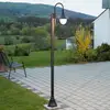 Image de Lindby luminaire d'extérieur Daphne, 220 cm, noir, E27, IP44