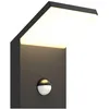 Image de Lucande LED Applique extérieure Nevio (Moderne) en Gris Aluminium (1 lampe,à), pour mur extérieur/façade de maison terrasse und balcon
